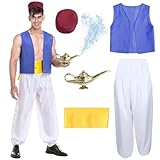 GTJEOI Disfraz Principe Arabe Hombre (L)