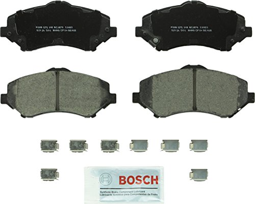 BOSCH BC1273 QuietCast Premium Ceramic Disc Brake Pad Set - Compatible with Select Dodge Nitro; Jeep Liberty, Wrangler; FRONT