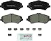 Bosch BC1273 QuietCast Premium Ceramic Disc Brake Pad Set For Dodge: 2007-2010 Nitro; Jeep: 2008-2011 Liberty, 2007-2010 Wrangler; Front