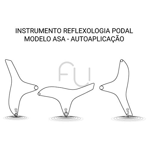 Instrumento Reflexologia Podal ASA e Mapa de Terapia Podal Japonesa A4