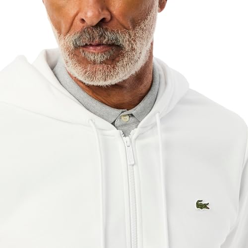 Lacoste Men's Non-Brushed Fleece Half Zip Hoodie2