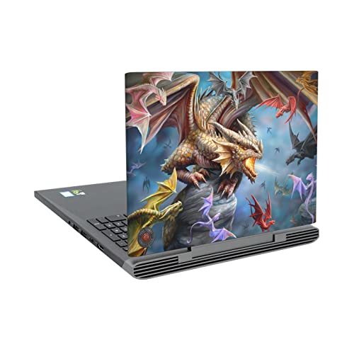 Autocollant vinyle Dell Inspiron 15 7000 P65F protection Anne Stokes dragon