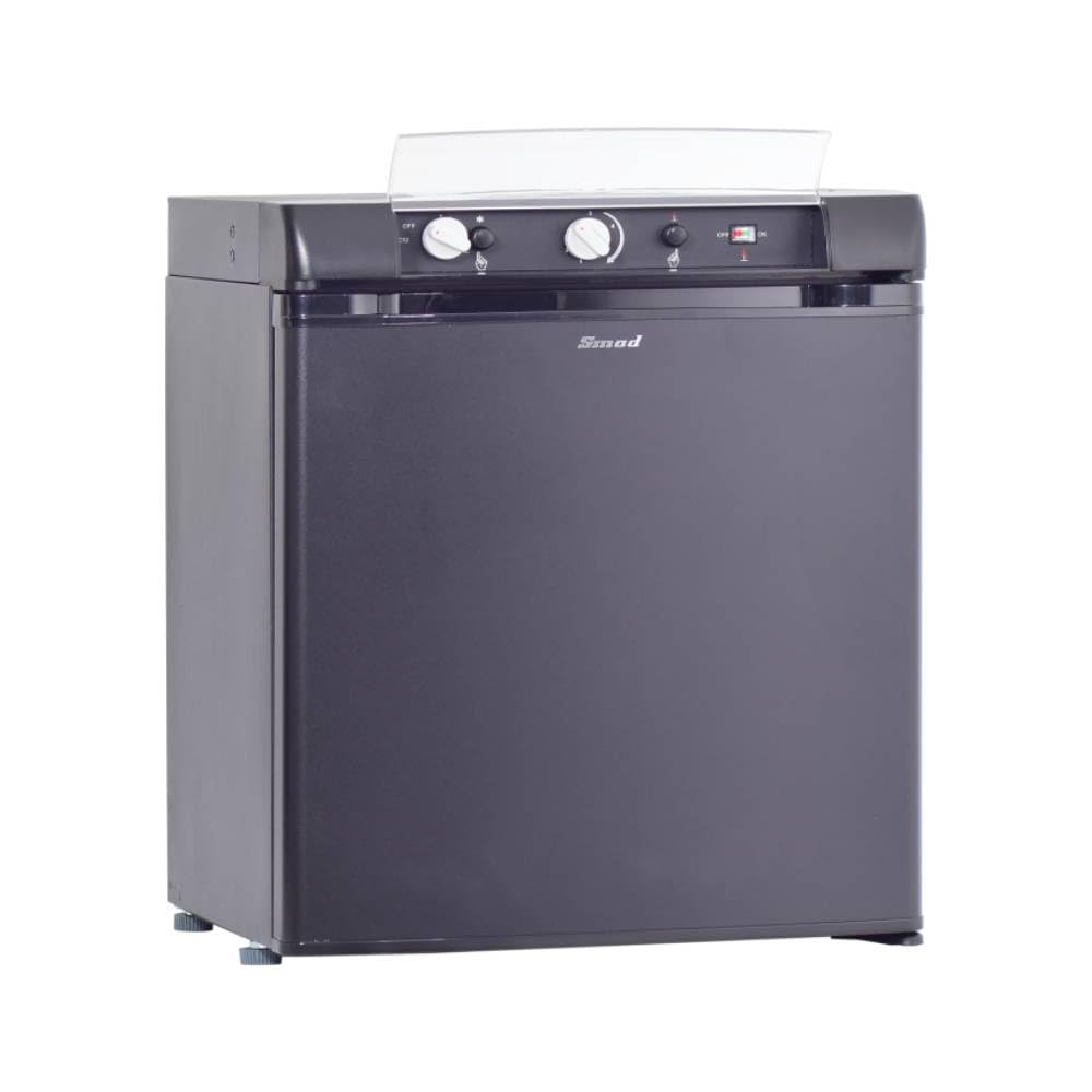 Smad 3 Way RV Fridge, Off Grid Propane Refrigerator 110V/12V/LPG for Camper Truck Outdoor Quiet 40L 1.4 cu.ft, Black