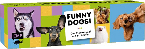 Memo-Spiel: Funny dogs! Mit 60 lustigen Hunde-Motiven von süß bis frech für Hundefans von 6-99 Jahren
