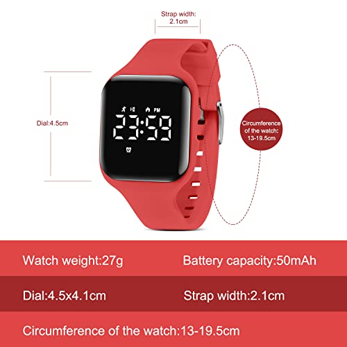 Image of BEN NEVIS Kids Watch, Digital Watch for Boys Girls, Sport Watch with Fitness Tracker, Alarm Clock, Stopwatch, No App and Waterproof, Watch for Kids Ages 5-12