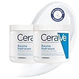 CeraVe   Baume Hydratant   Nourrit, Hydrate et Aide à Restaurer la Barrière Cutanée   Visage & Corps   Acide Hyaluronique + 3 Céramides Essentiels   Sans Parfum   Peau Sèche à Très Sèche   2 x 454 ml