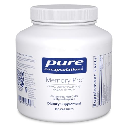 Pure Encapsulations Memory Pro | Comprehensive Memory Support Formula | 180 Capsules