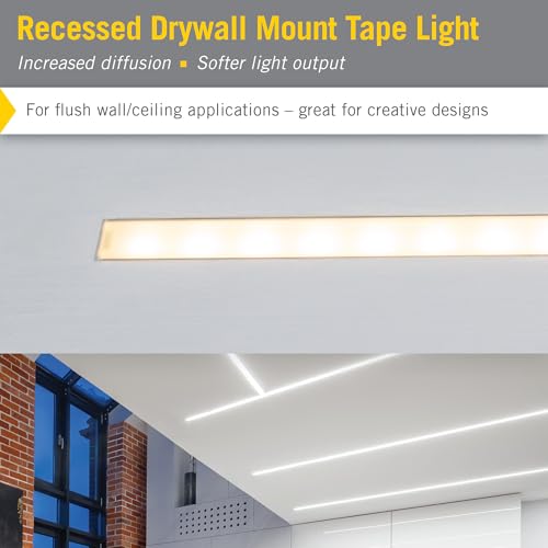 Image of Armacost Lighting Wide Surface Mount LED Tape Light Accessory Pack, Grey 960007