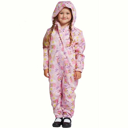 Peppa Pig Rain Suit Girls| Waterproof Coverall for Toddler2
