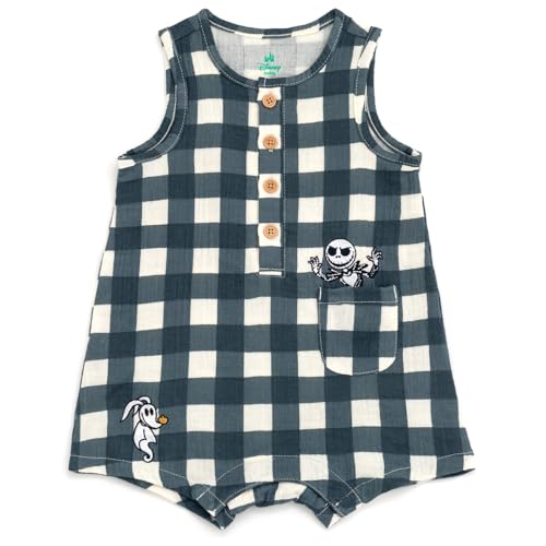 Image of Disney Baby Sleeveless Gauze Romper Newborn to Infant Sizes (Newborn - 24 Months)