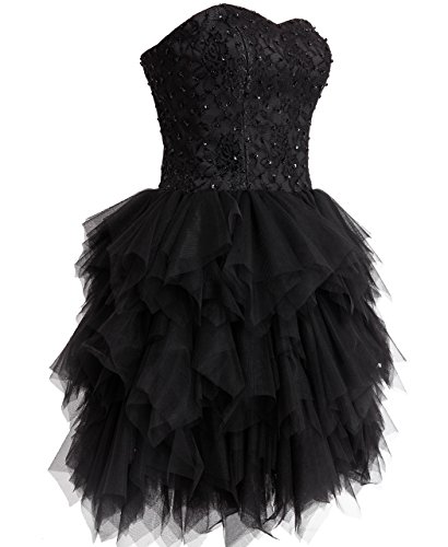 FAIRY COUPLE Tulle Strapless Formal Cocktail Party Homecoming 80s Dress D0237 - Image 3