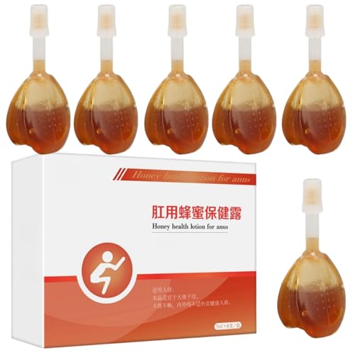 6PCS Glycerin Suppositories Liquid Glycerin Suppositories Honey Promote Intestinal Peristalsis 7ml