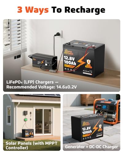 12V 100Ah LiFePO4 Group 24 Battery