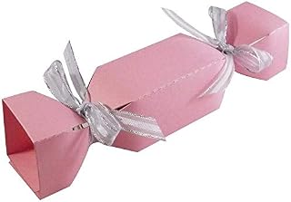 20 x Light Pink Christmas Cracker Boxes Christmas Favour Boxes
