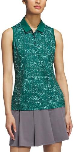 Adidas Womens Ultimate365 Printed Golf Polo Shirt - Image 2