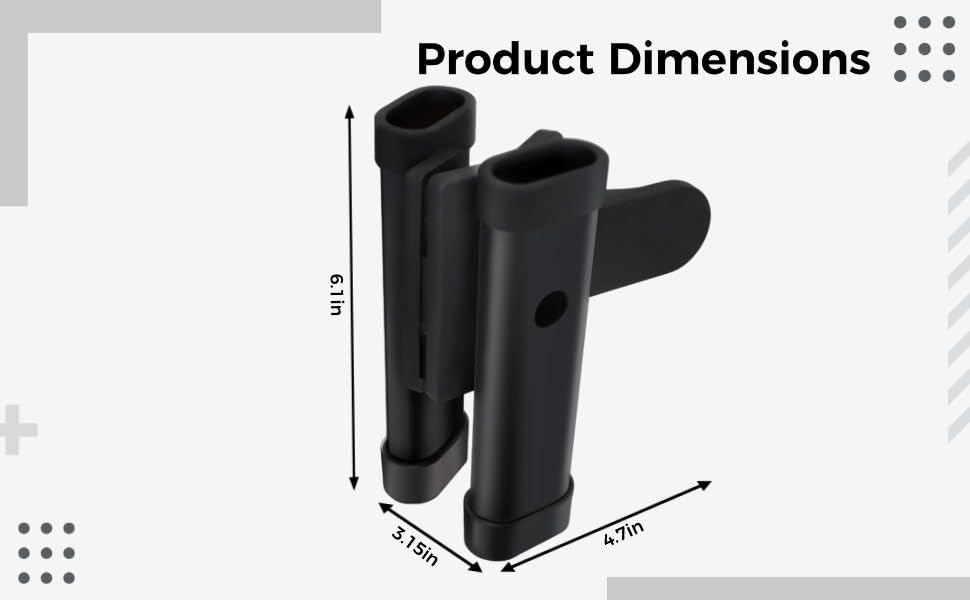 Soporte para baquetas con compartimentos dobles compacto y estable miniatura 5