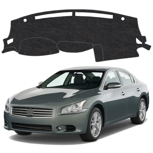 Image of Dash Cover Mat for Nissan Maxima 2009 2010 2011 2012 2013 2014 2015 Non-Slip Dashboard Cover Mat Sunshade UV Rays Protector Interior Accessories