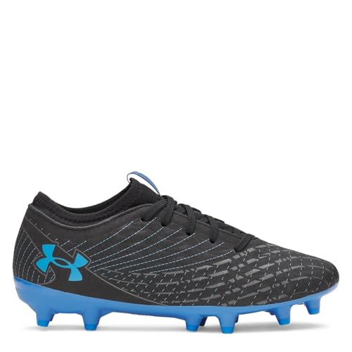 Under Armour Kids Mens Magnetico Select 5 Jr Soccer Cleats (Littile Kid/Big Kid) Black/Castlerock/Blue Atlantis 2 Little Kid M