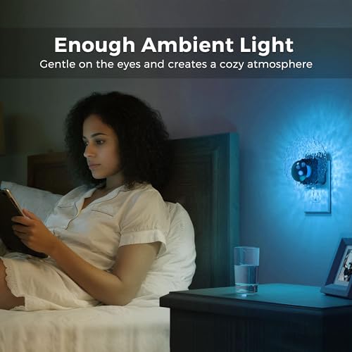 Image of L LOHAS LED Shell Night Light, Night Lights Plug into Wall | Color Changing Nightlight RGB, Light Sensor, Plug in Night Light Home Decor for Kids Gifts, Holiday, Hallway Bedroom, 1P