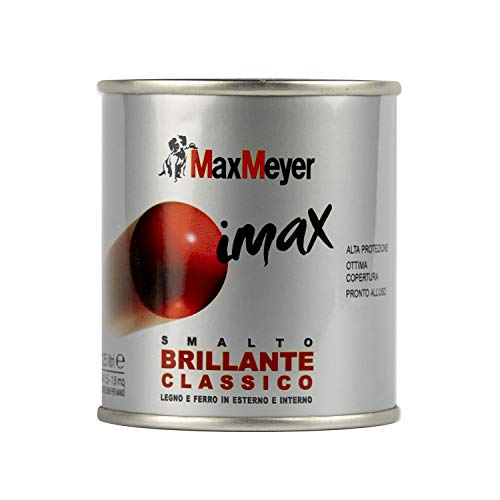 MaxMeyer Smalto brillante a solvente per ferro e legno Imax GIALLO SOLE 0,125 L