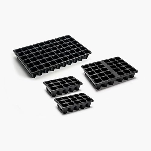 Containerwise Charles Dowding Starter Pack No Dig 2x CD15, 1x CD30, 1x CD60 Long-Life Propagation Trays, Seed Trays, 15 30 60 Cells