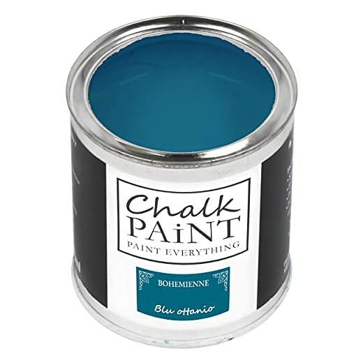 Chalk Paint Everything® – Pintura tiza Blu Ottanio vuelva a dar color fácilmente todo tipo de material sin lijar (750 ml)