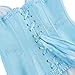 frawirshau Corset Tops for Women: Renaissance Blue Corset Adjustable Floral Bustier Halloween Costumes for Cosplay Photoshoot Aged 20-30 Size M