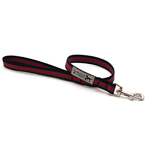 ザ・ブラックラブカンパニー ラバー ショートリード /60cm (レッド, ナスカン大)