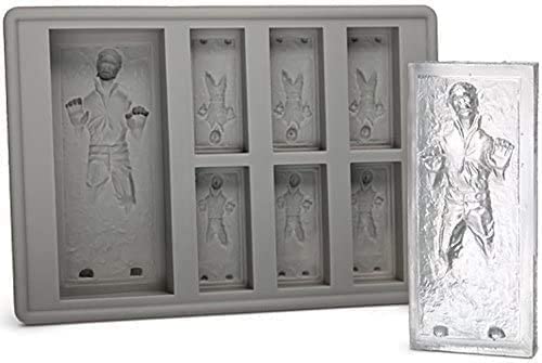 Forma Silicone Star Wars Gelo Chocolate 8 Unidades