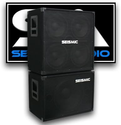 Seismic Audio - 4x10 & 1x15 BASS Guitar Speaker Cabinet Combo PRO Audio