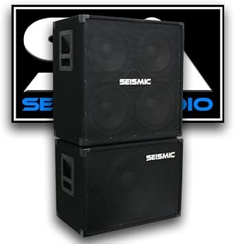 Seismic Audio - 4x10 & 1x15 BASS Guitar Speaker Cabinet Combo PRO Audio