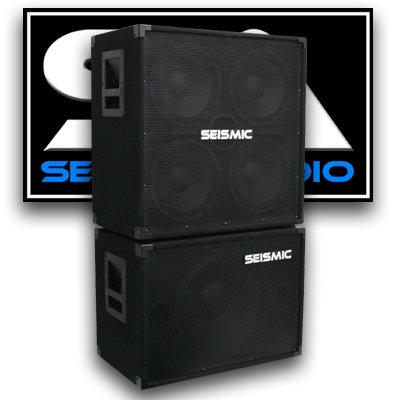 Seismic Audio - 4x10 & 1x15 BASS Guitar Speaker Cabinet Combo PRO Audio
