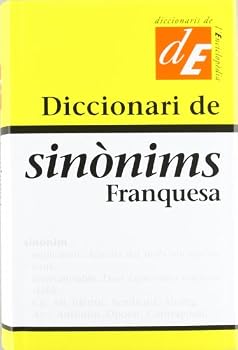 Hardcover Diccionari de sinònims Franquesa [Spanish] Book