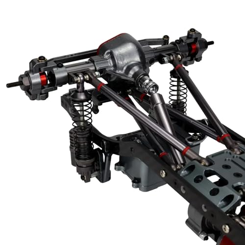 Essieu en métal CNC de haute précision avec base servo Axial SCX10 - 3