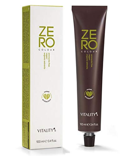 Vitality's Tinte para el cabello Zero Vegan Colour Cream 6/88, rubio oscuro morado oscuro