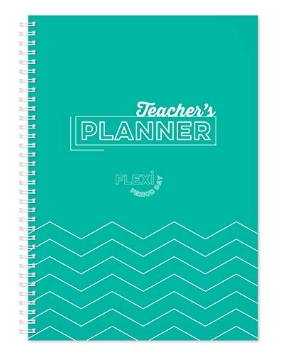 Silvine Teacher's A4 Academic Planner & Record with Durable Hardback Covers and 204 Flexible Planner Pages, Green EX226