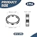 uxcell 6812 2RS Deep Groove Ball Bearings, 60 x 78 x 10mm Chrome Steel Double Shield Bearing for Electric Motor, Home Appliances, Industrial Machinery, (ABEC5)