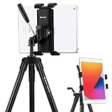 Fotopro iPad Tripod Stand, Clamp Mount Stand Compatible with Table Tripod Selfie Sticks monopod, Sta