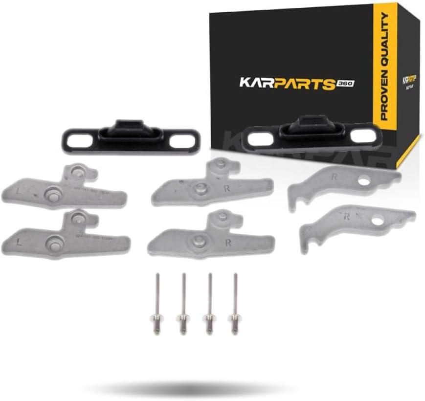 CarLights360 For Ford Lobo 2001-2008 Parking Brake Shoe Actuator Set | Steel | Bell Crank Lever | 0.19 Inches Lever Thickness | 1.53 In. Lever Overall Width | Replacement For 6L3Z2A637AL, 6L3Z2A637AR