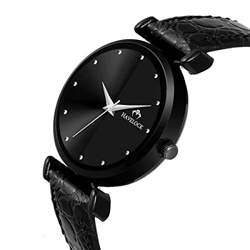 Image of HAVELOCK Analog Women's Watch (Black Dial Black Colored Strap)