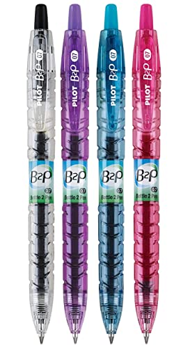 Bolígrafo retráctil PILOT B2P Colors gel 4-pack miniatura 2