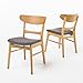 Christopher Knight Home Idalia Dining Chair (Set of 2), Dark Grey
