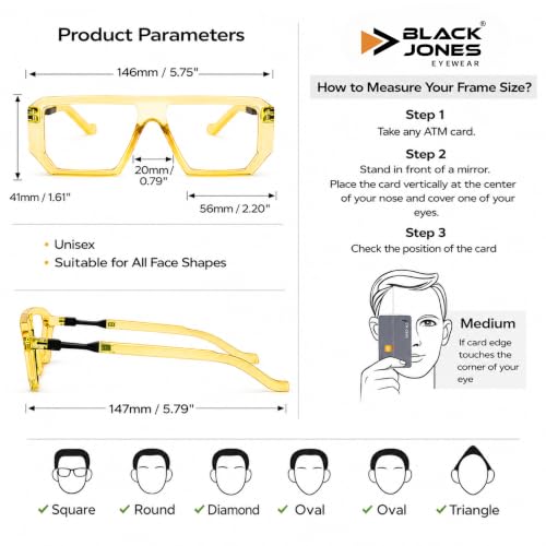 Image of Black Jones Men's Oversized Square Sunglasses| Bold Frame Design | Metal Temple Accents | Stylish Luxury Eyewear | UV Protection