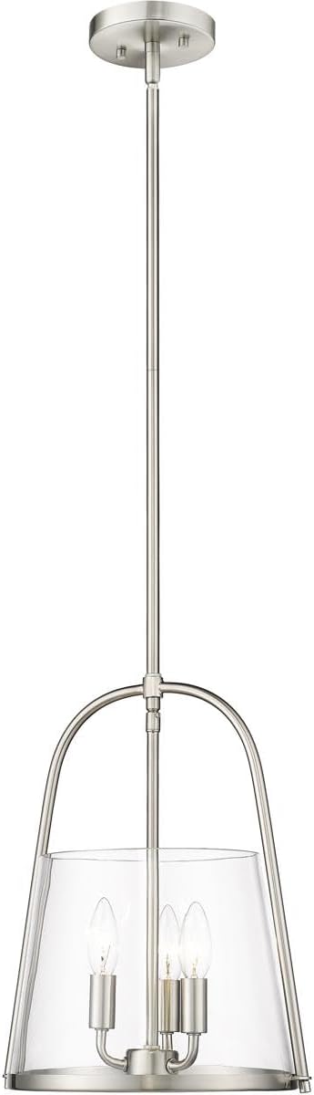 Z-Lite 3041P12-BN Archis Pendant, 3-Light 180 Total Watts, Brushed Nickel