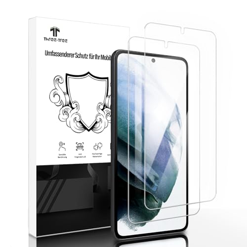 Schutzfolie für Panzerglas für Samsung Galaxy S21 Plus Fingerabdruck-ID Unterstützen Gehärtetem Glas [2 Stück] 9H Displayschutzfolie für Samsung S21 Plus