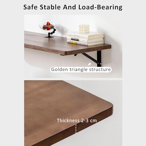 Table murale pliante pour buanderie et cuisine optimisant chaque recoin