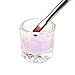 Kalolary 2 Pcs Mini Dappen Dish for Nail Acrylic Powder, Glass Crystal Cup with Stainless Steel Lid Nail Art Acrylic Liquid Powder Nail Crystal Bowl Glassware Tools for Nail Art Manicure