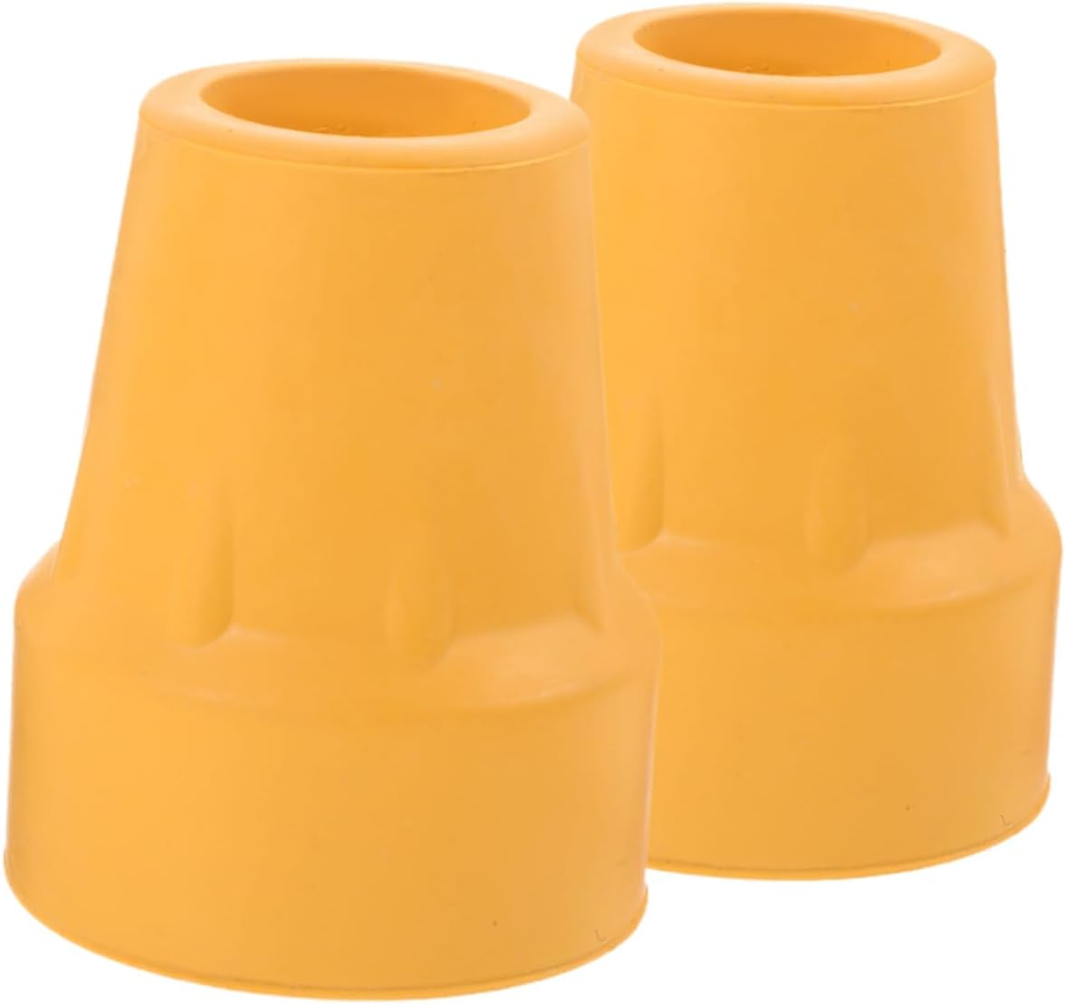 Juego de almohadillas de puntas de muleta, extremos de bastón, diseño antideslizante de repuesto para bastones de trekking, muletas