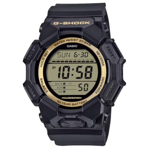 Casio G-Shock GD010GB-1A9 montre homme incassable étanche résine noire