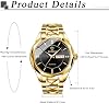 Relojes de pareja Aroncent para San Valentín: Juego de relojes a juego para él y ella, resistentes al agua, de cuarzo y analógicos, con múltiples estilos - Regalo perfecto para enamorados 4